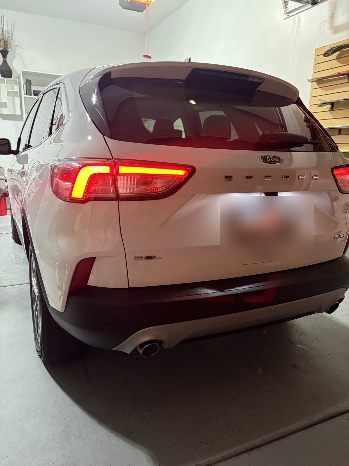 Ford Escape rear after full detail